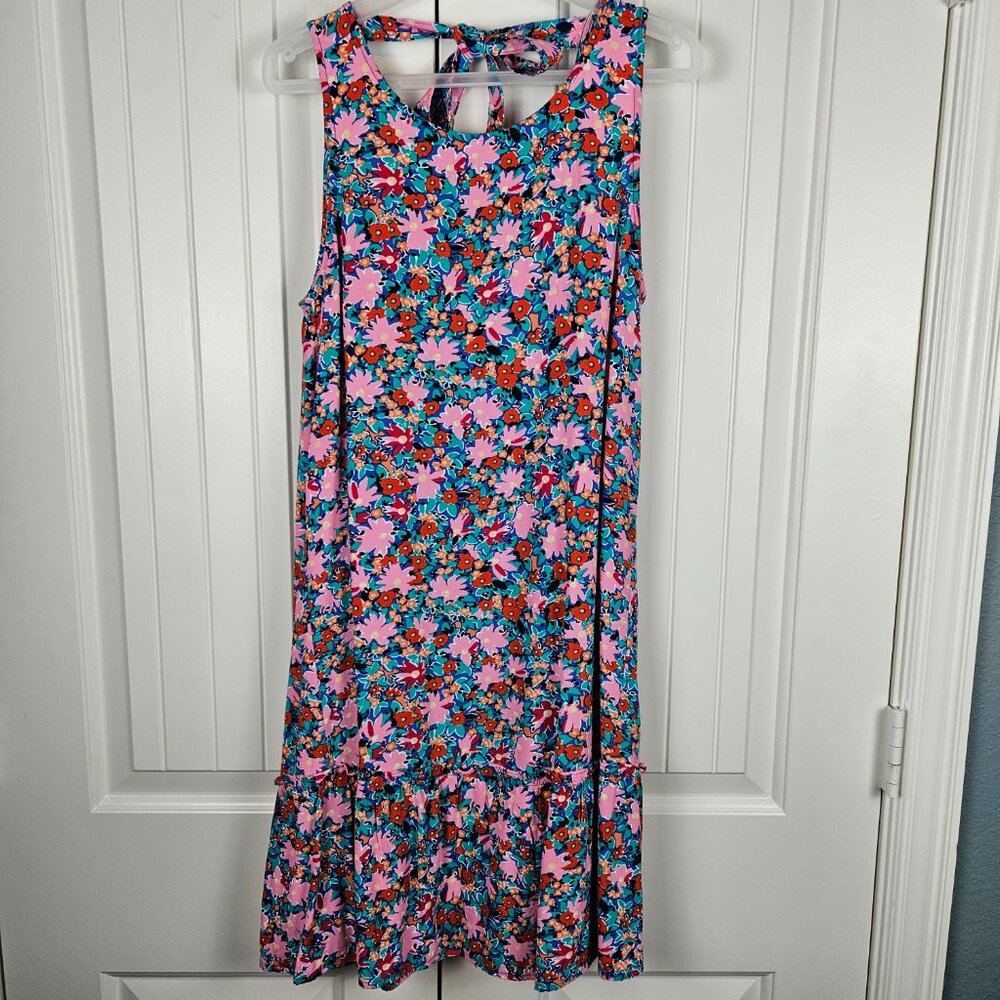 Ann Taylor Loft Dress | Midi Sleeveless Floral Sundress Size SP
